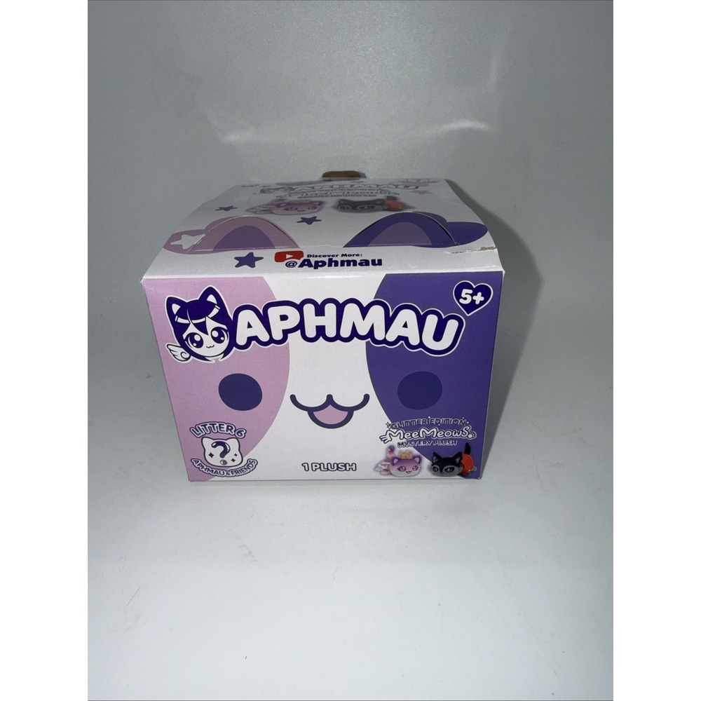 Aphmau MeeMeows 6" Plush Kitty Cat w/ Blue Hoodie Glitter Edition - Litter 6